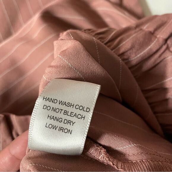 Charlotte Russe+ Pink Striped Cuffed Hem Trousers NWT Size 3X - Picture 9 of 15